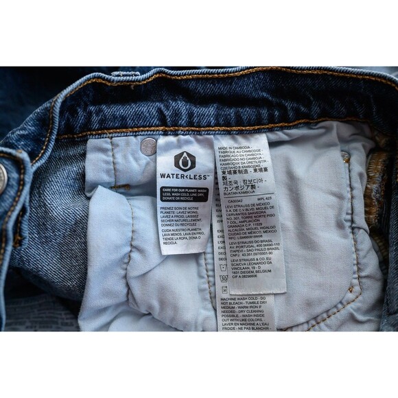 Levi's 501 W33 jean shorts jorts short denim - Picture 5 of 10